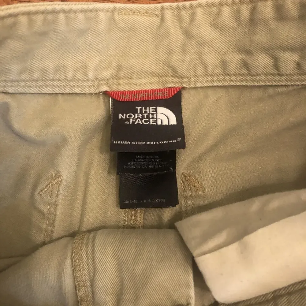 The North Face Beige Khaki Pants Men Sz 32 X30 Outdoors Gorpcore Hiking Climbing